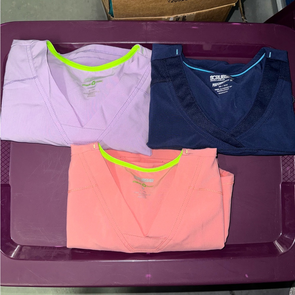 Scrub Star Tops